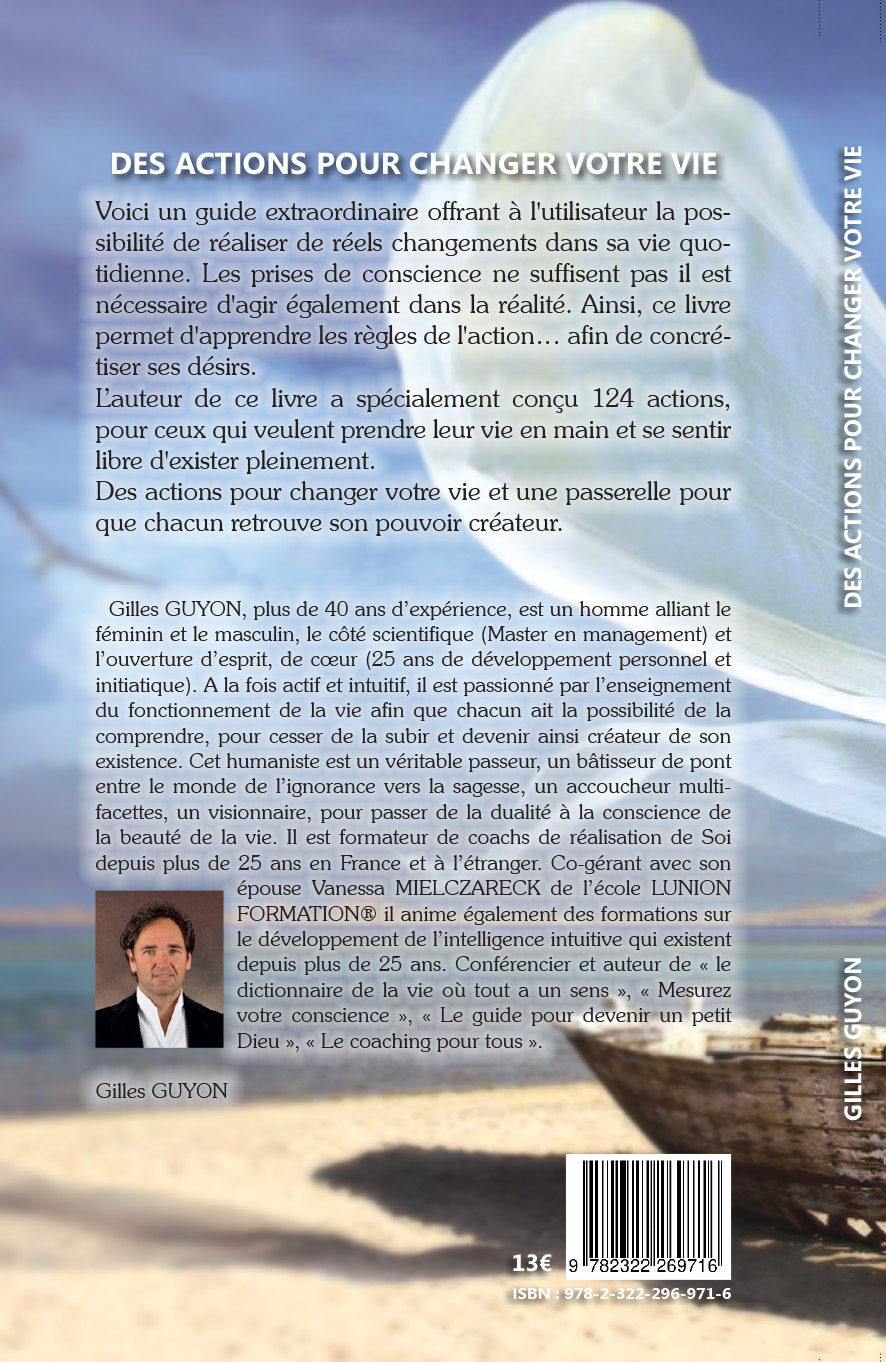 DES ACTIONS POUR CHANGER VOTRE VIE DOS